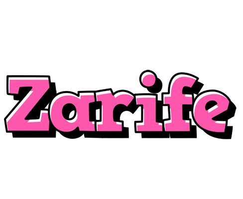 Zarife girlish logo