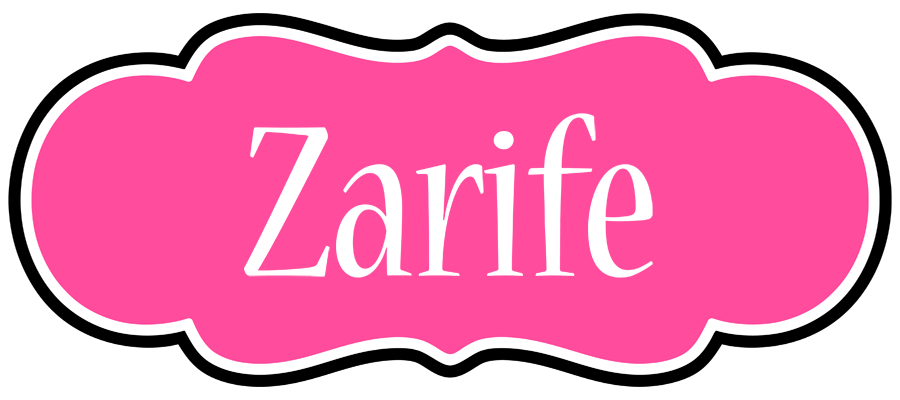 Zarife invitation logo