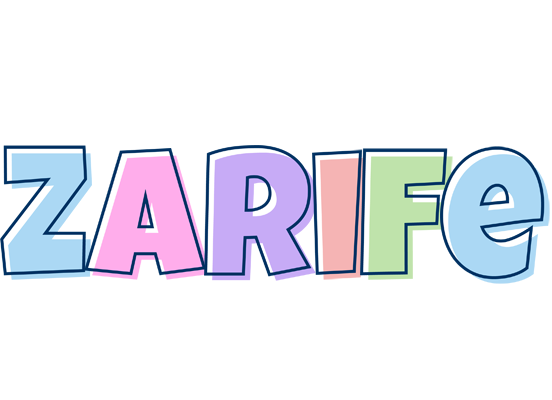 Zarife pastel logo