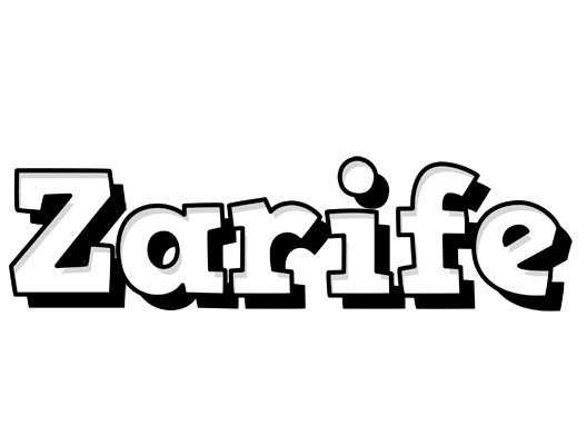 Zarife snowing logo