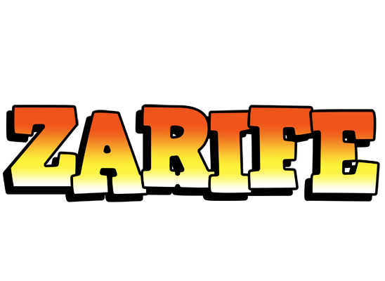 Zarife sunset logo