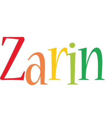 Zarin birthday logo