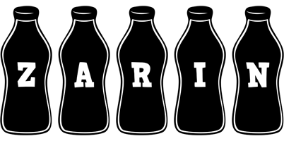 Zarin bottle logo