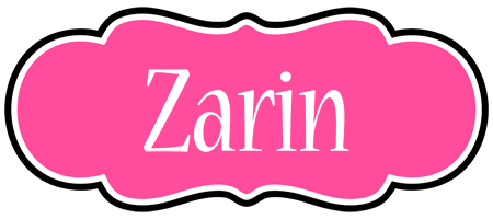 Zarin invitation logo