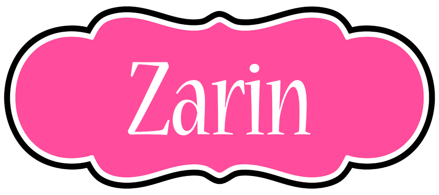 Zarin invitation logo