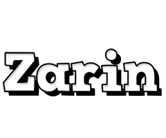 Zarin snowing logo