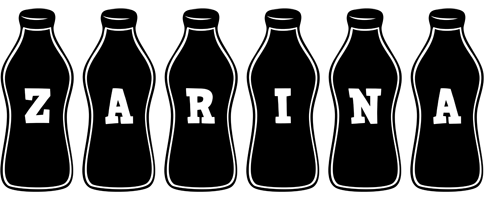 Zarina bottle logo