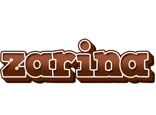 Zarina brownie logo