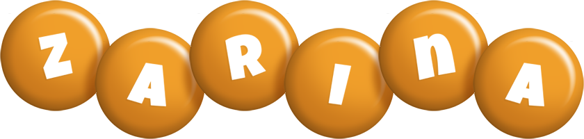 Zarina candy-orange logo