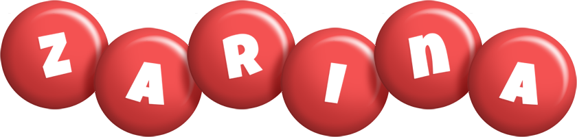 Zarina candy-red logo