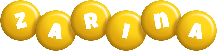 Zarina candy-yellow logo
