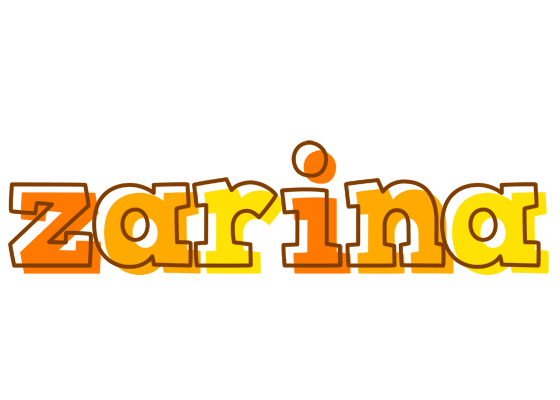Zarina desert logo