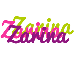 Zarina flowers logo