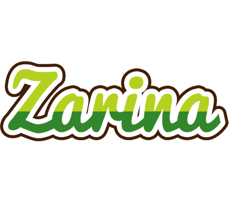 Zarina golfing logo