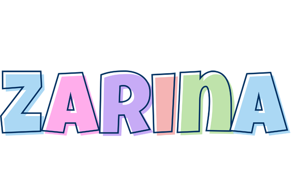 Zarina pastel logo