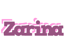Zarina relaxing logo
