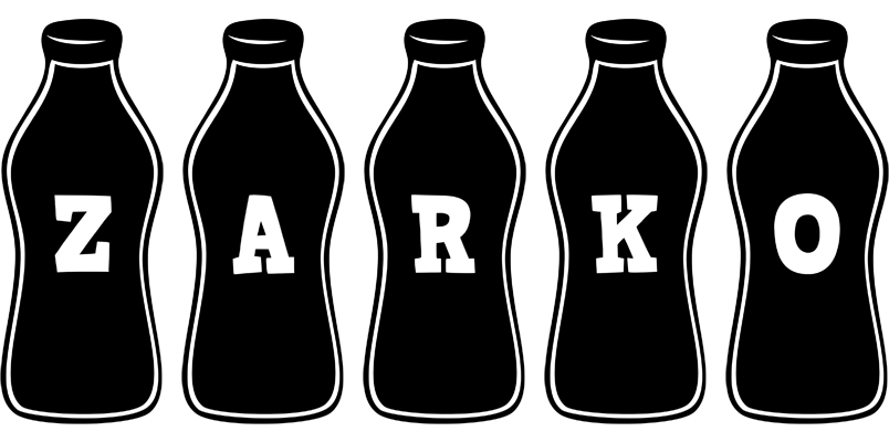 Zarko bottle logo