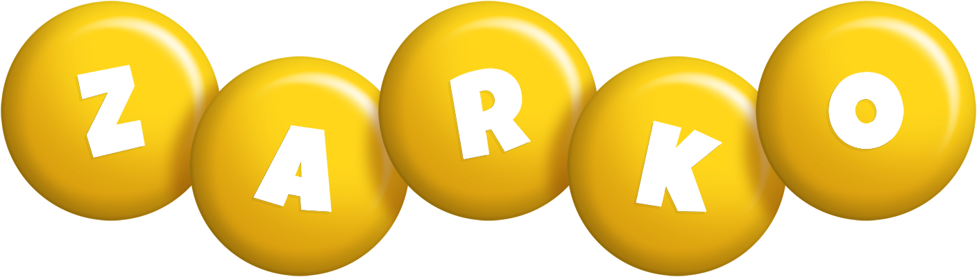 Zarko candy-yellow logo