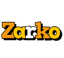 Zarko cartoon logo