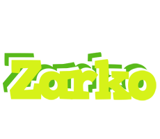 Zarko citrus logo
