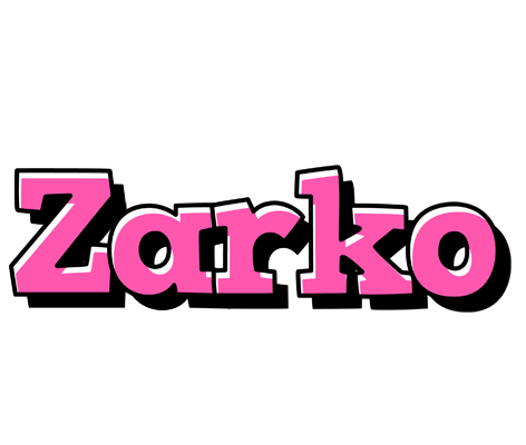 Zarko girlish logo