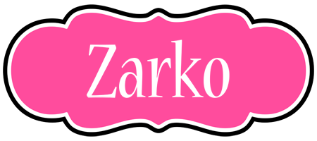 Zarko invitation logo