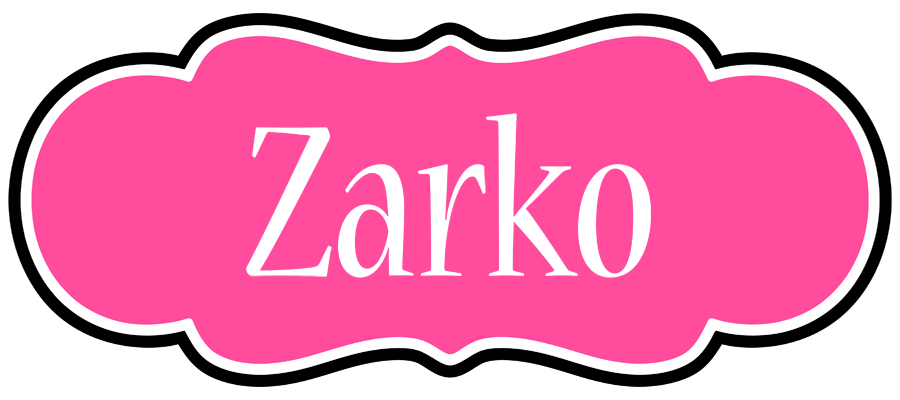 Zarko invitation logo
