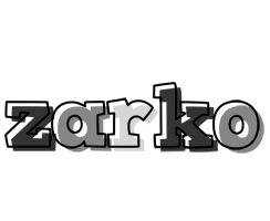Zarko night logo