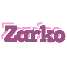 Zarko relaxing logo