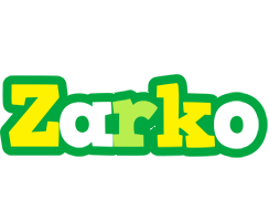 Zarko soccer logo