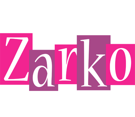 Zarko whine logo