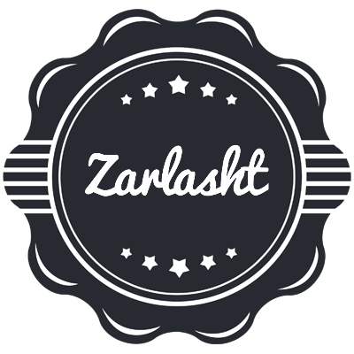 Zarlasht badge logo