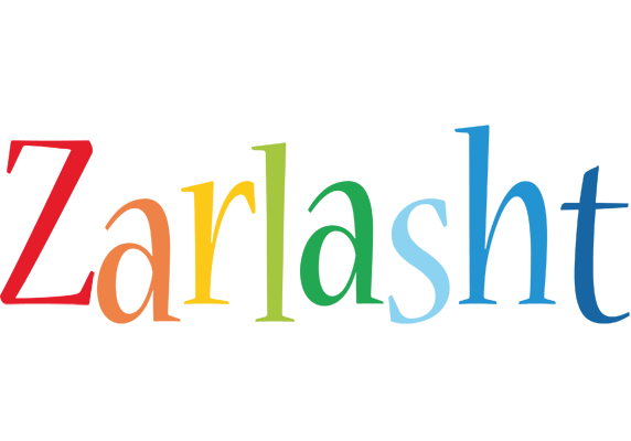 Zarlasht birthday logo