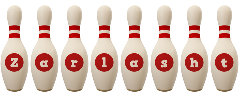 Zarlasht bowling-pin logo