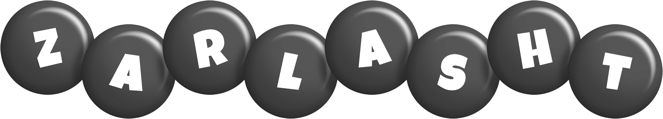 Zarlasht candy-black logo