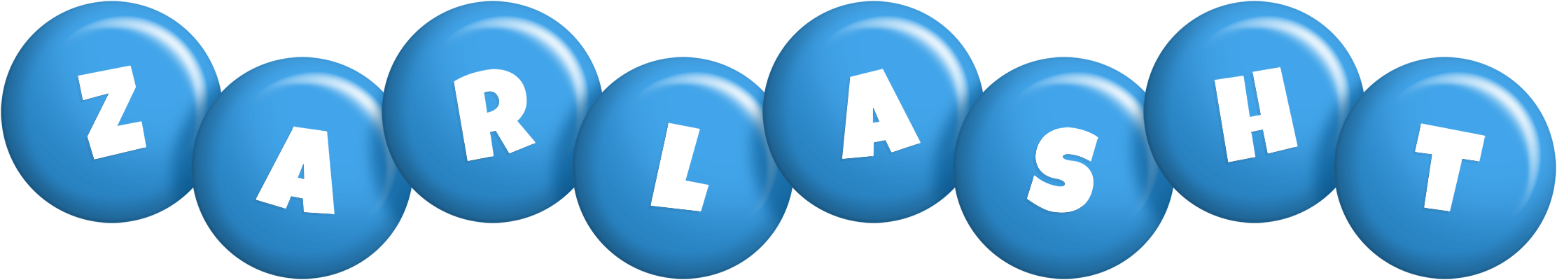 Zarlasht candy-blue logo
