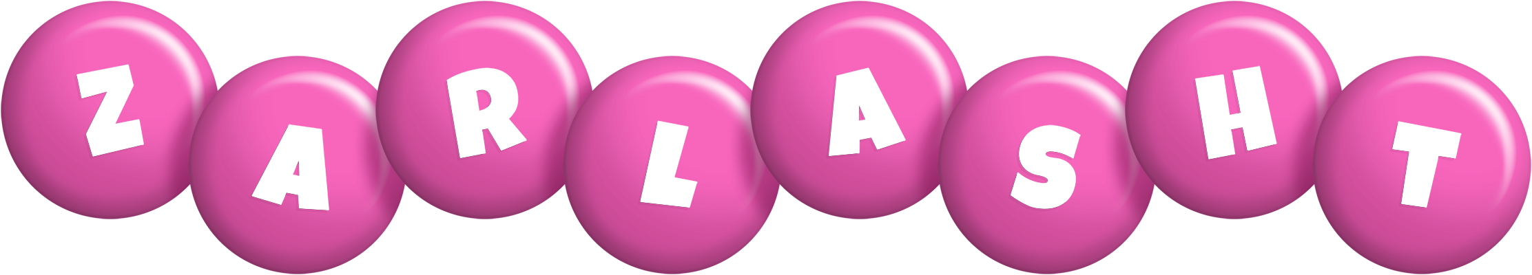 Zarlasht candy-pink logo