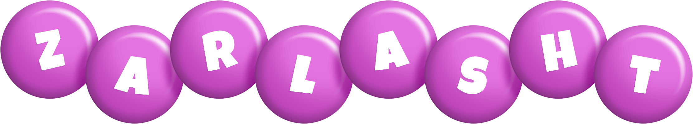 Zarlasht candy-purple logo