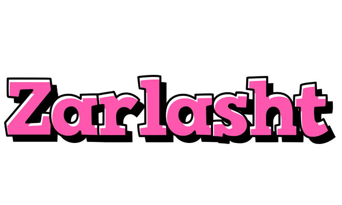 Zarlasht girlish logo