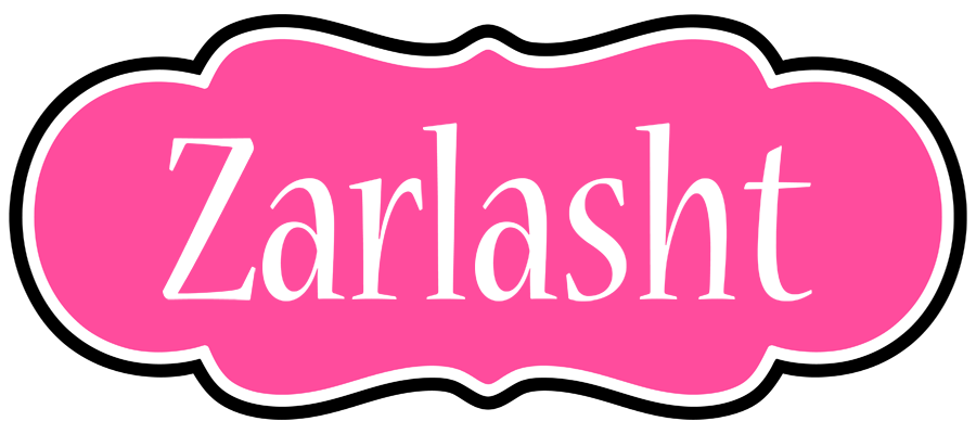 Zarlasht invitation logo