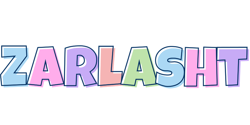 Zarlasht pastel logo