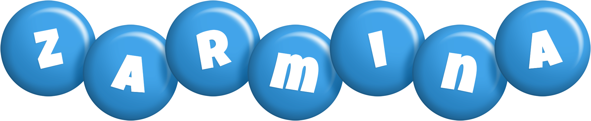 Zarmina candy-blue logo