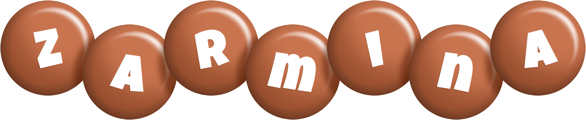 Zarmina candy-brown logo