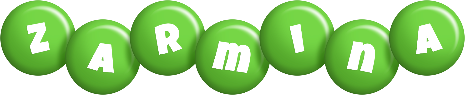 Zarmina candy-green logo