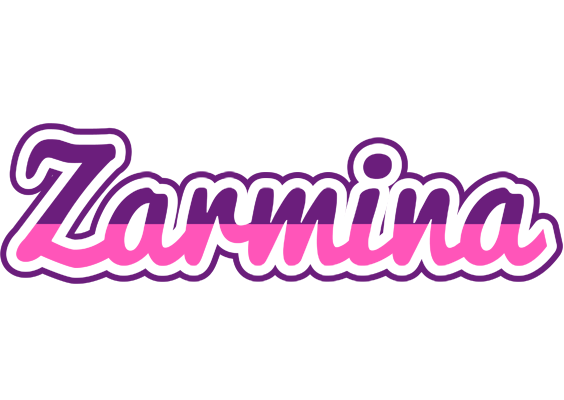 Zarmina cheerful logo