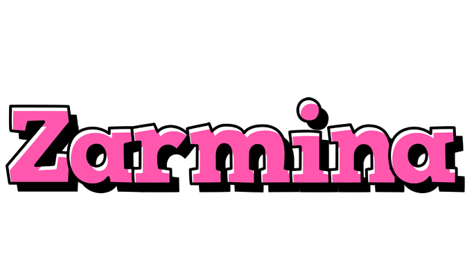 Zarmina girlish logo