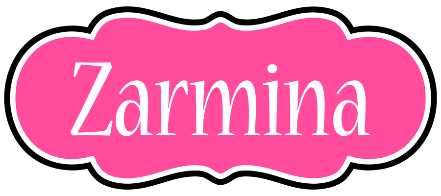 Zarmina invitation logo