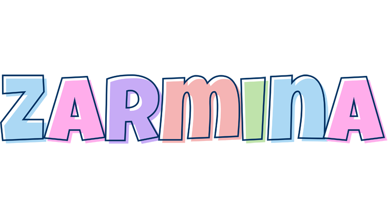 Zarmina pastel logo
