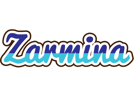 Zarmina raining logo