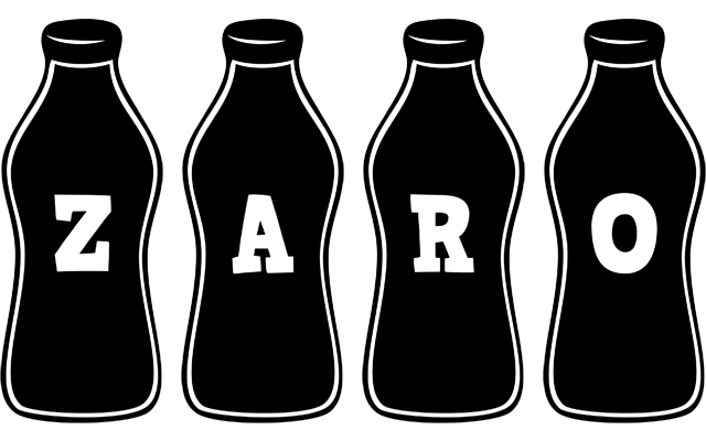 Zaro bottle logo